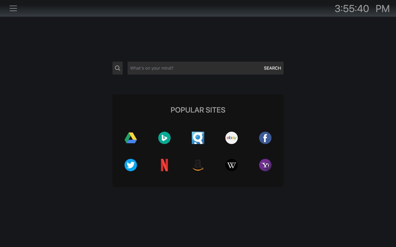 Dark Theme Tab